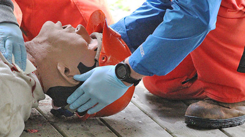 iStan is used to portray an injured Forestry student who must be tended to medically in the field then evacuated for care iStan is used to portray an injured Forestry student who must be tended to medically in the field then evacuated for care