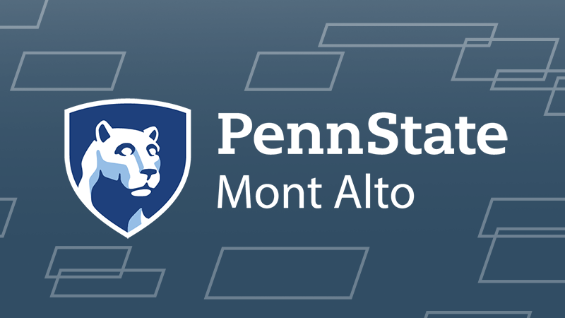 Penn State Mont Alto shield and campus name