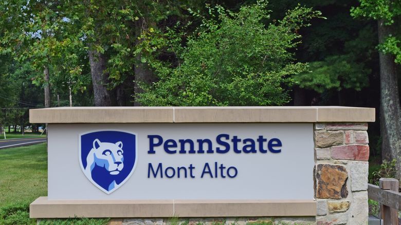 Penn State Mont Alto Entrance Sign