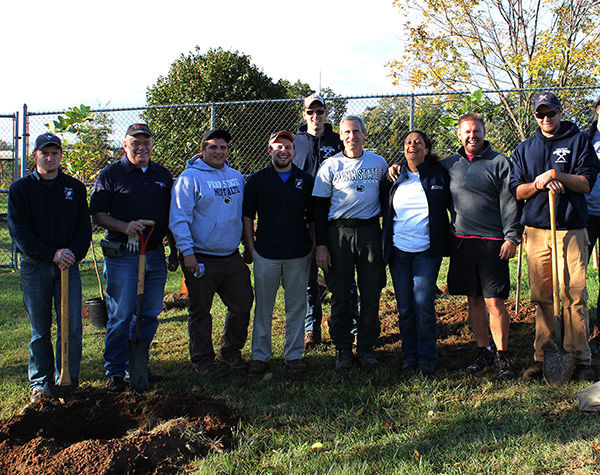 Penn State Mont Alto forestors plant Trees for Tomorrow