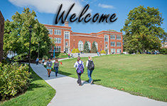 Welcome to campus virtual tour graphic