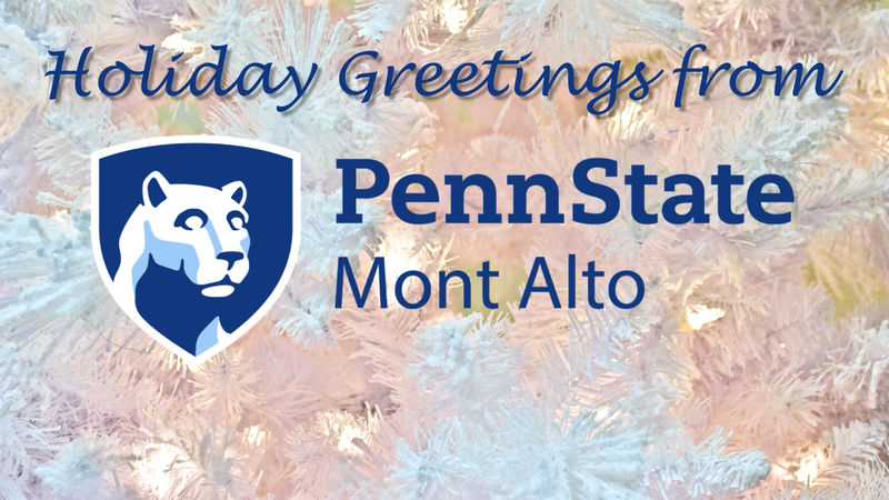2017 Penn State Mont Alto Holiday Video