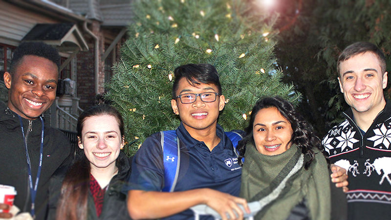 Melizza Zavala Duran spends time with friends on campus Melizza Zavala Duran spends time with friends on campus