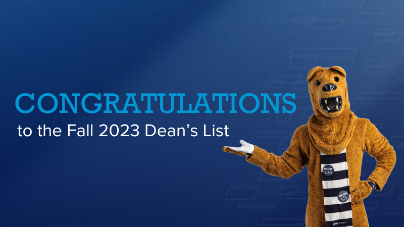 Fall 2023 Dean's List