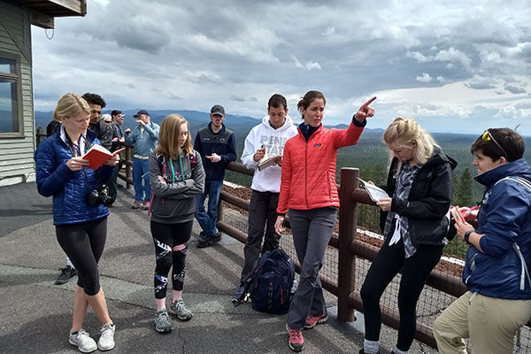 Penn State undergraduate students tour the Pacific Northwest as part of the 2018 CAUSE course 
