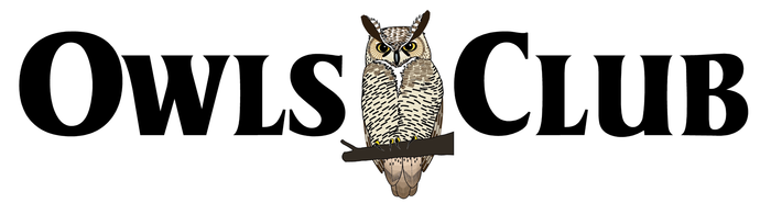 "Owls Club" with image of owl 