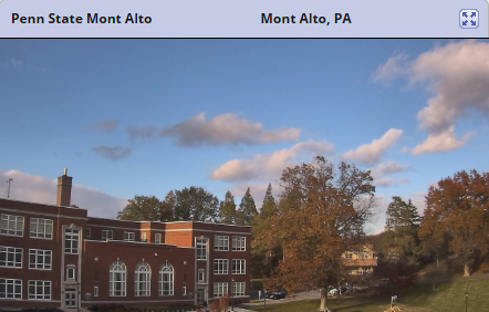 Sample image of Penn State Mont Alto Weather Camera View