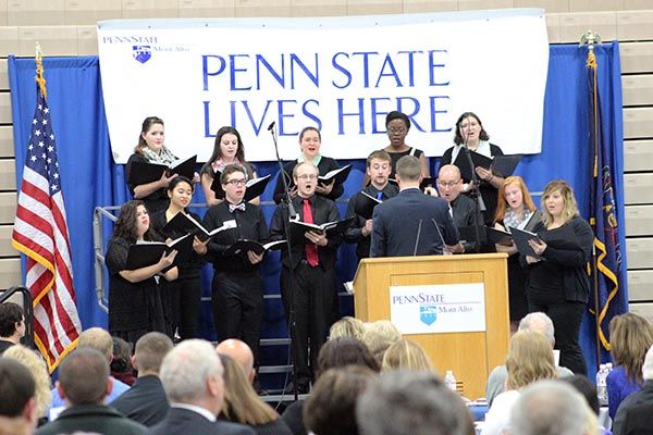 The Penn State Mont Alto Chorale, directed by David Bowman. 