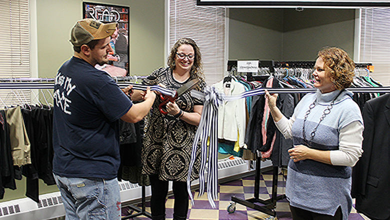 Career Services Ribbon-Cutting