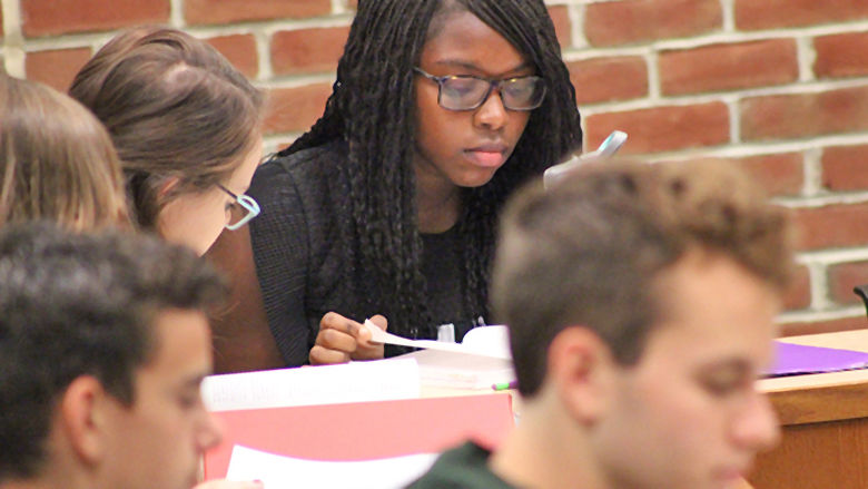 Early to College students attend Penn State Mont Alto classes at their high school