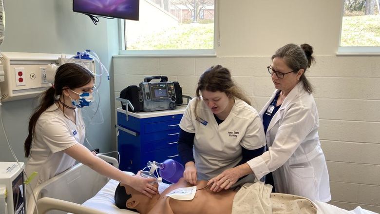 Penn State Mont Alto nursing students