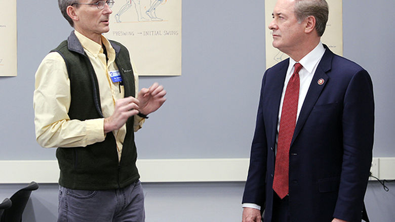 Dr. Dan Dandy with Rep. John Joyce