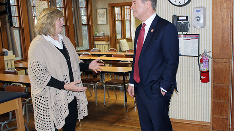 Dr. Angela Hissong with Rep. John Joyce