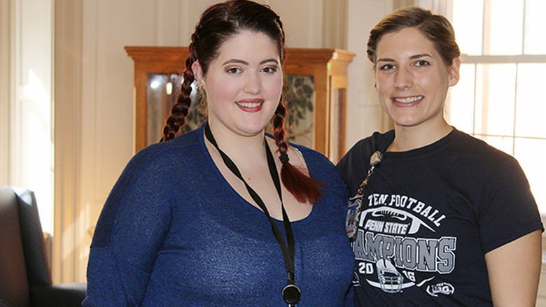 Marissa Bubbenmoyer and Shannon Barrett '10