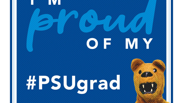 Nittany Lion "Proud of my PSUgrad"