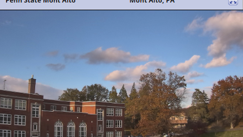 Sample image of Penn State Mont Alto Weather Camera View