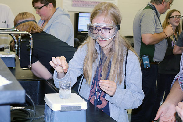 JBMS 7th-grader Sydney Fleming at Penn State Mont Alto