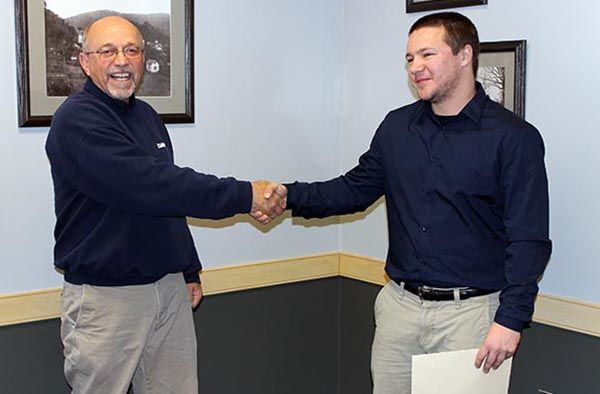 Ryan Karroll receives Davey Tree Arbor Grant. Ryan Karroll receives Davey Tree Arbor Grant.