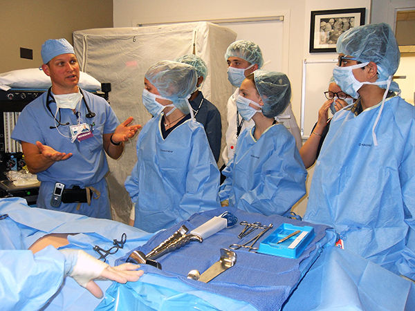 Penn State Mont Alto Med Campers prepare for surgery Summit Health's Chambersburg Hospital