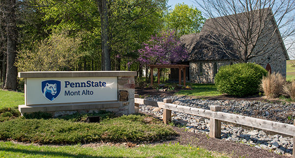 Penn State Mont Alto campus sign Penn State Mont Alto campus sign