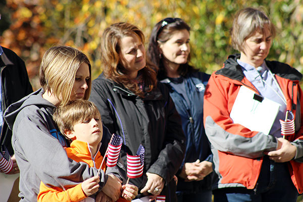 Veterans Day ceremony at Penn State Mont Alto