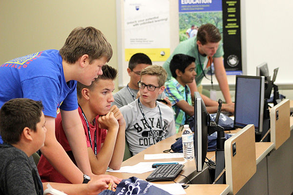 Penn State Mont Alto Stem Camp engineering activity