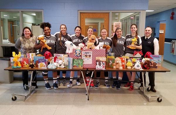 Mont Alto Women's Basketball Team Toy and Book Drive Mont Alto Women's Basketball Team Toy and Book Drive