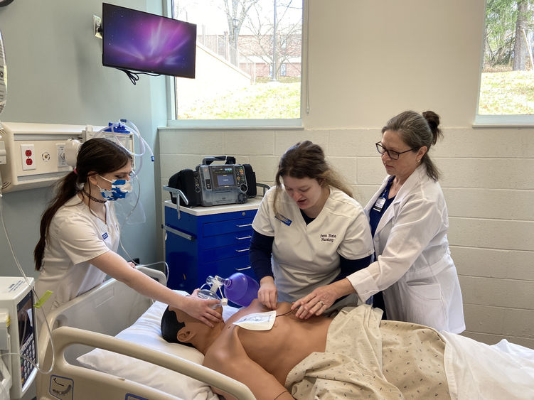 Penn State Mont Alto nursing students